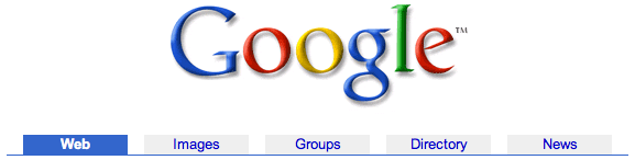 Google website navigation: old