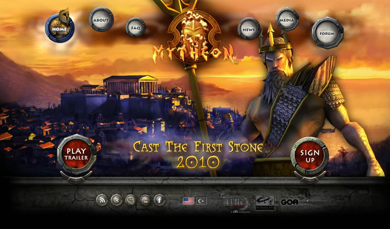 Old Mytheon teaser website