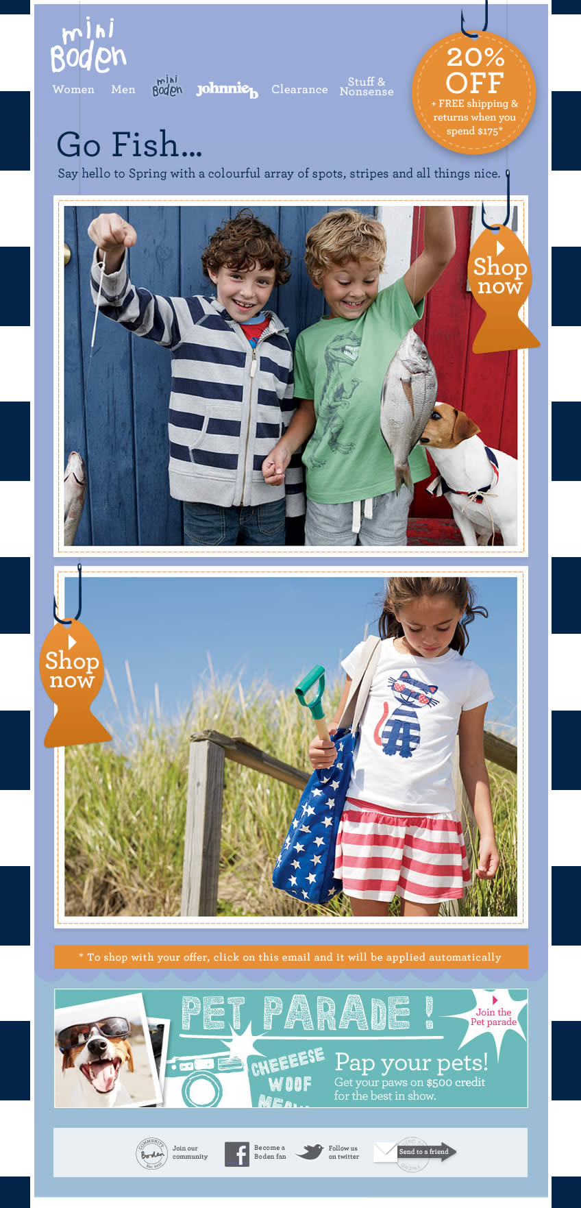 Go Fish... Boden email