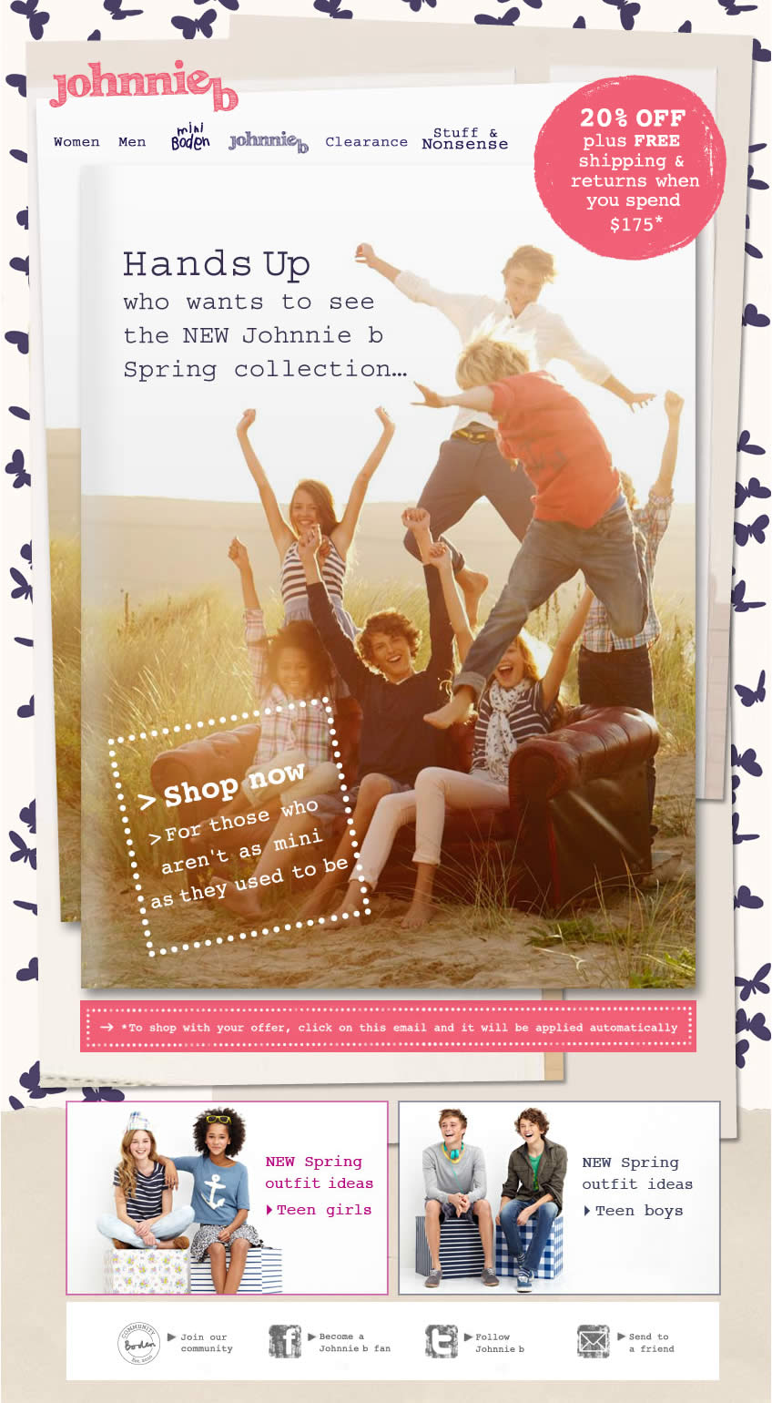 Hands Up Boden email