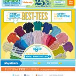 Old Navy email design: Best Tees