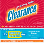 Old Navy email design: Clearance