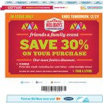 Old Navy email design: Friends and Family