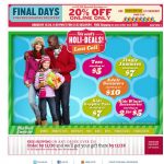 Old Navy email design: Holi Deals