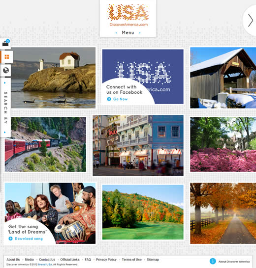 USA tourism website