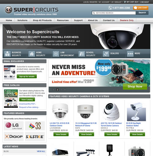 Supercircuits website