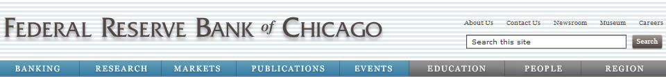 Chicago federal reserve bank website navigation