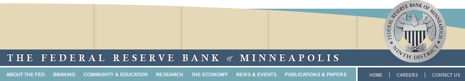 Minneapolis federal reserve bank website navigation