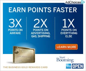 American Express banner ad design example