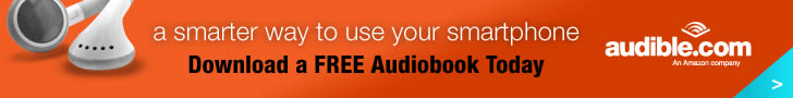 Audible.com banner ad design example