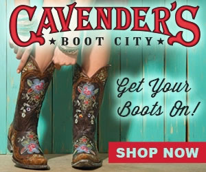 Cavender's banner ad design example