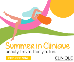 Clinique banner ad design example