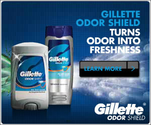 Gillette banner ad design example