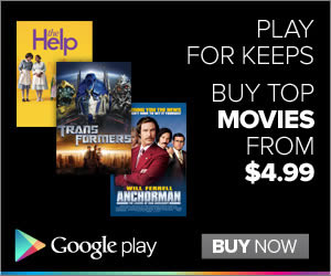 Google Play banner ad design example