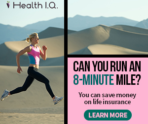 Health IQ banner ad design example