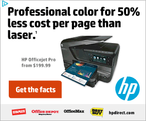 HP banner ad design example