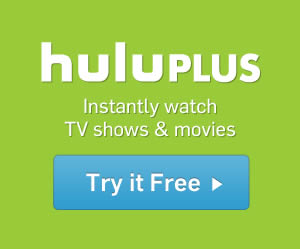 Hulu Plus banner ad design example