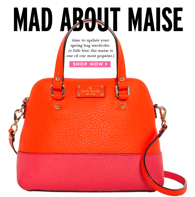 Kate Spade mad about Maise email animated GIF
