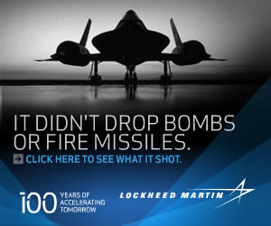 Lockheed Martin banner ad design example