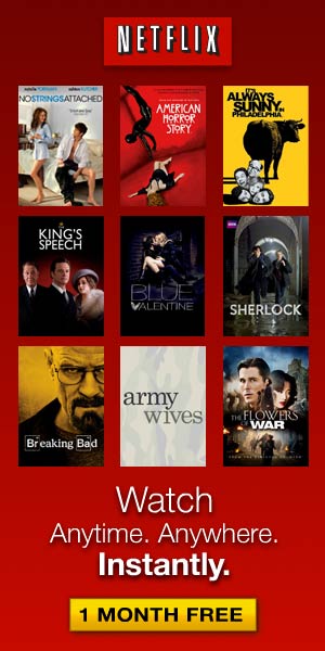 Netflix banner ad design example