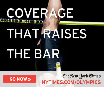 New York Times banner ad design example