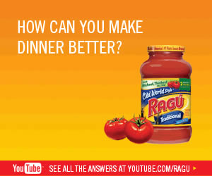 Ragu banner ad design example