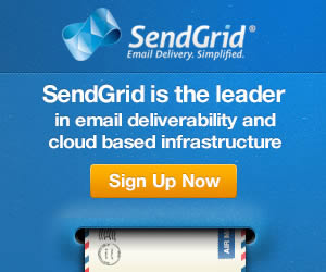 SendGrid banner ad design example