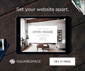 Squarespace banner ad design 