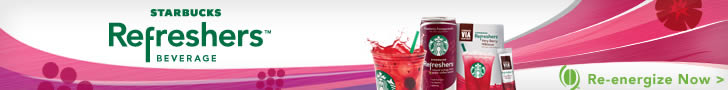 Starbucks banner ad design example