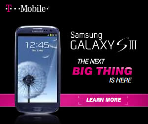 T-Mobile banner ad design example