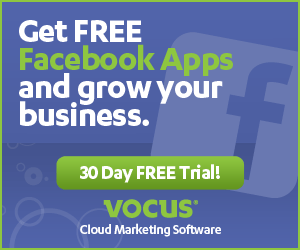 Vocus banner ad design example