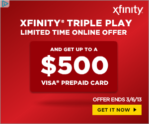 xfinity banner ad design example