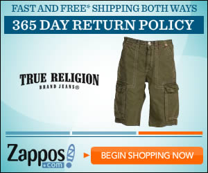 Zappos banner ad design example