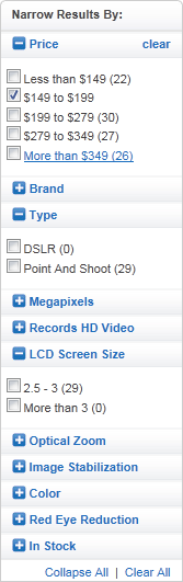 Abt faceted navigation design example