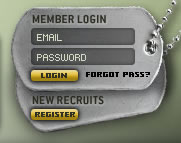 Call of Duty Headquarters login form design example