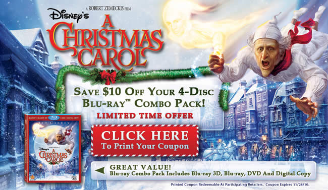 Disney online coupon design example