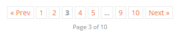 GoMediaZine web pagination design example