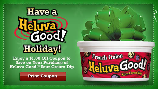 Heluva Good online coupon design example