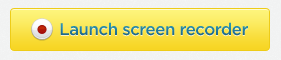 Screenr web button design example