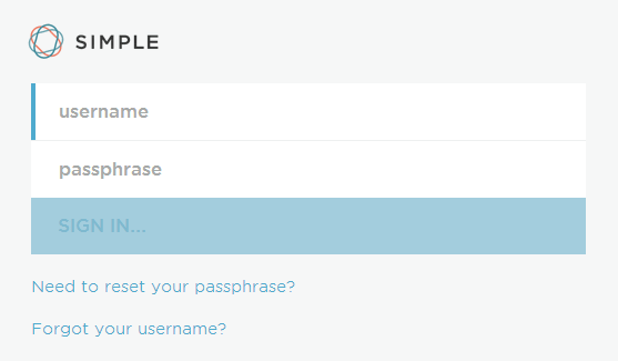 Simple login form design example