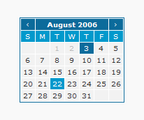 AirTran Airways calendar design example