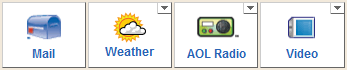 AOL icon design example