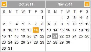 Bing Travel calendar and date picker design example