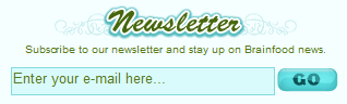 Brainfood email signup form design example