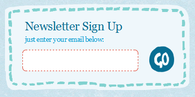 Chirp email signup form design example