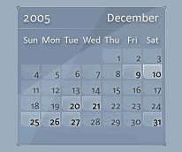 Lucid v1.2 calendar design example