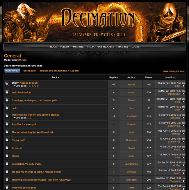 Decimation forum design example