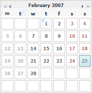 frequency decoder calendar design example