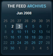 G4 - The Feed calendar design example