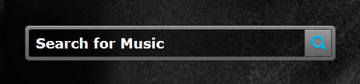 Grooveshark search box design example